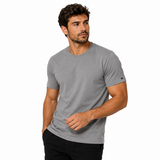 Camisa Básica Cinza Lisa - Euredon