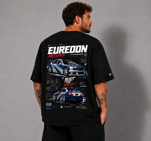 Camiseta Oversized BMW Most Wanted - Euredon
