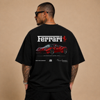 Camiseta Oversized Enzo Ferrari Signature - Euredon