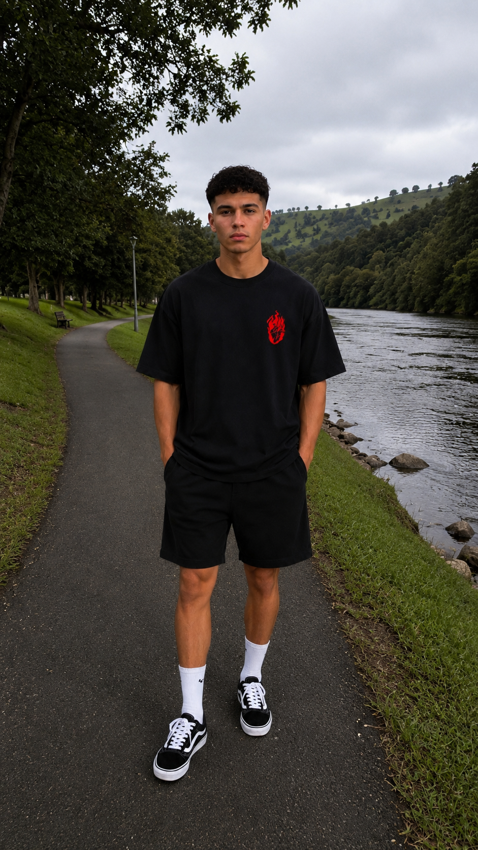 Camiseta Oversized Eis me Aqui Senhor - Euredon Faith
