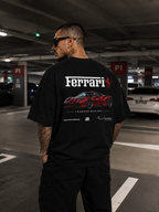 Camiseta Oversized Enzo Ferrari Signature - Euredon