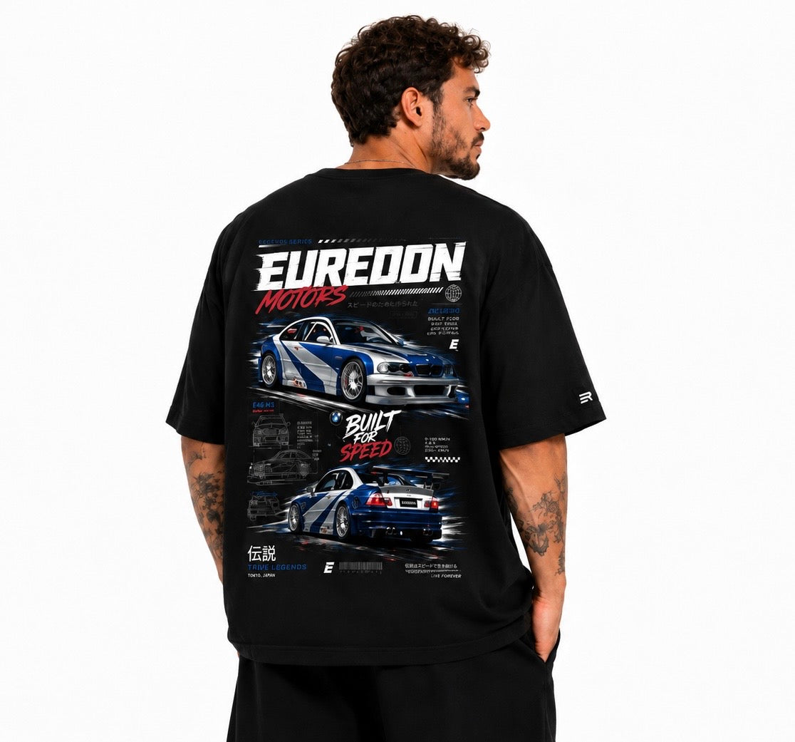 Camiseta Oversized BMW Most Wanted - Euredon