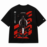 Camiseta Oversized Racing Built For Speed - Euredon