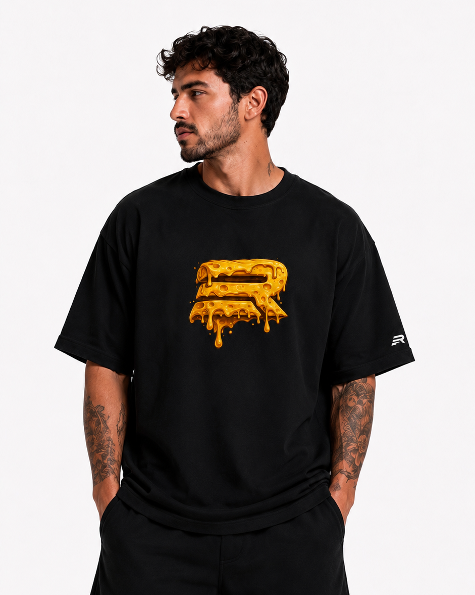 Camiseta Oversized Pizza Slice Gamer - Euredon