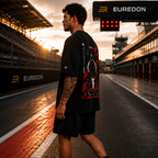 Camiseta Oversized Racing Built For Speed - Euredon