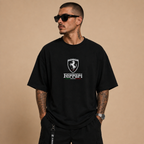 Camiseta Oversized Enzo Ferrari Signature - Euredon