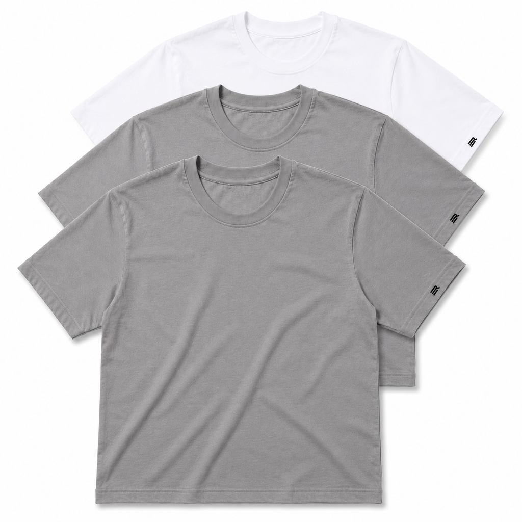 Kit com 3 Camisetas Básicas Euredon