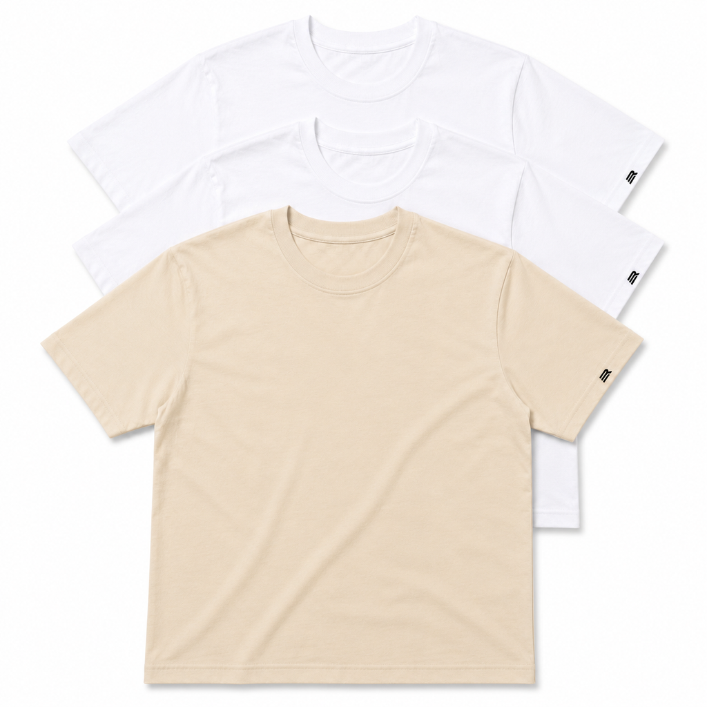 Kit com 3 Camisetas Básicas Euredon