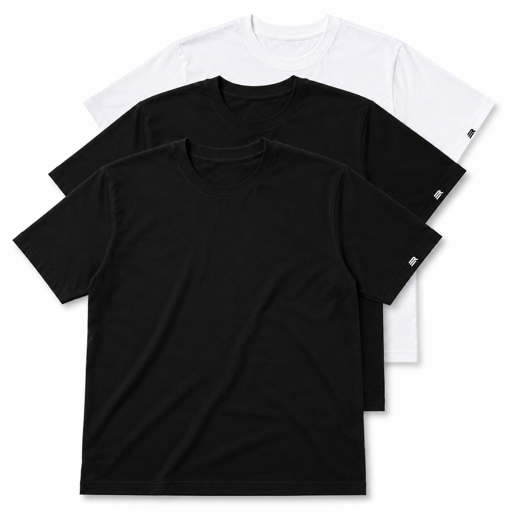 Kit com 3 Camisetas Básicas Euredon