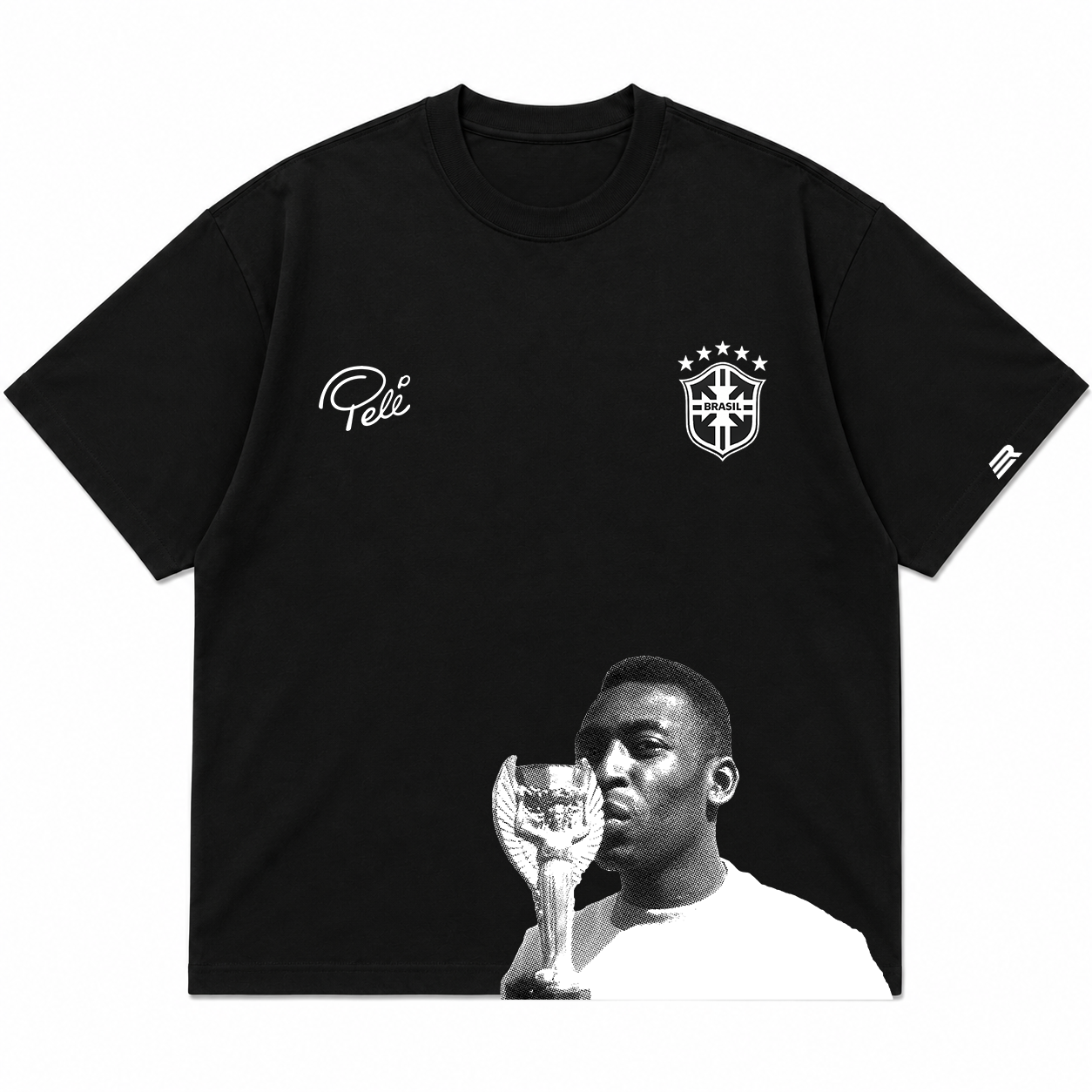 Camisa  Seleção Brasileira Oversized - Pelé Campeão
