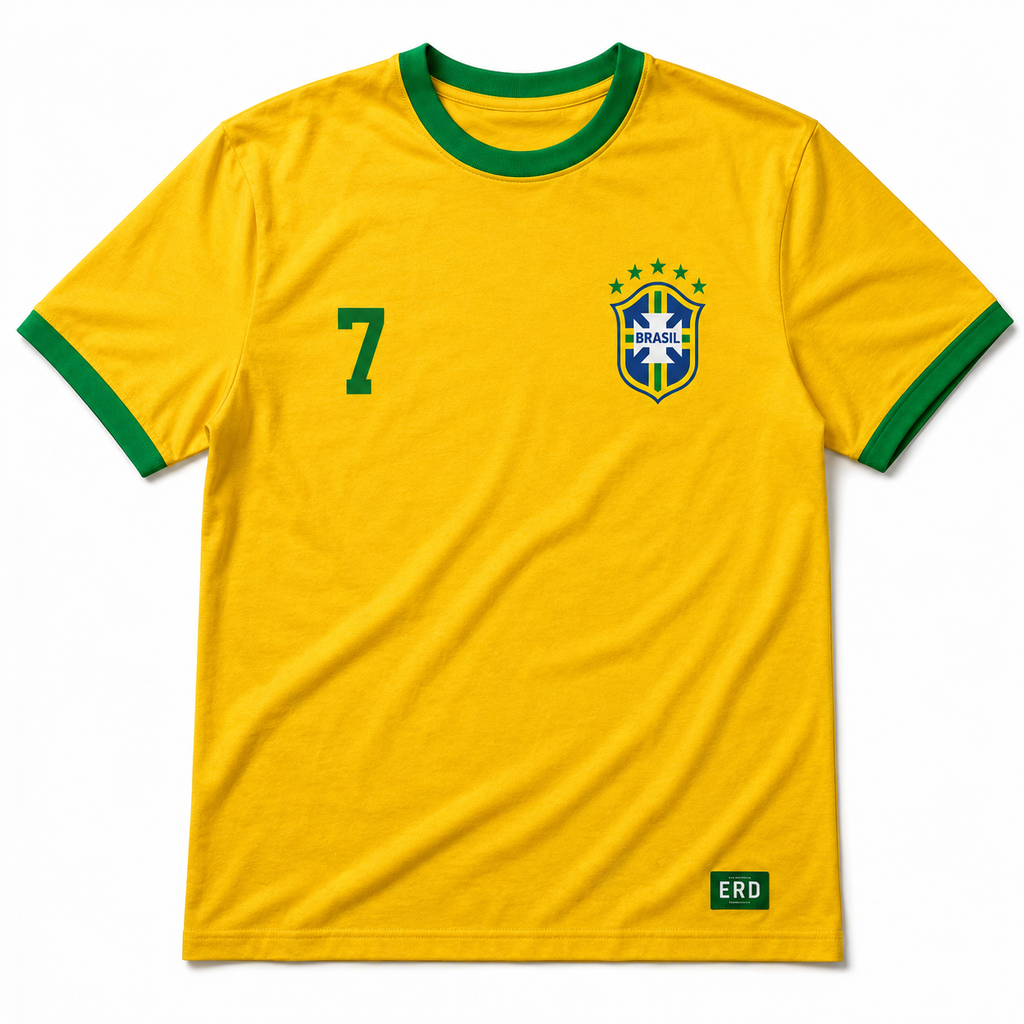 Camisa Seleção Brasileira Amarela - Euredon