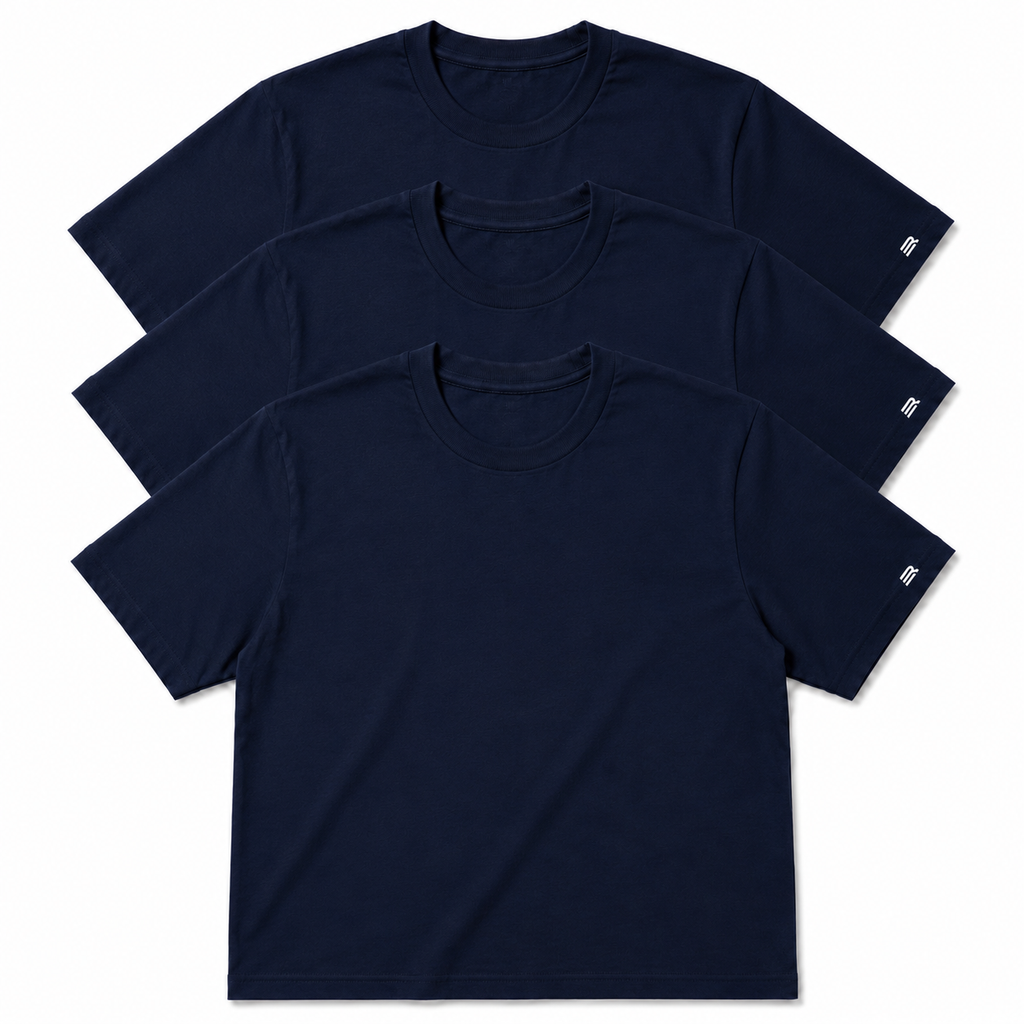 Kit com 3 Camisetas Básicas Euredon
