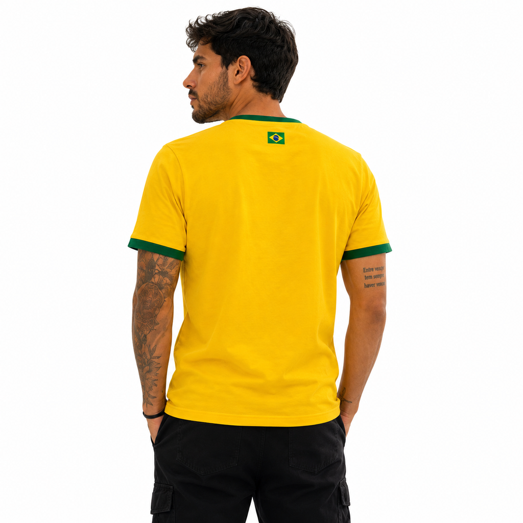 Camisa Seleção Brasileira Amarela - Euredon