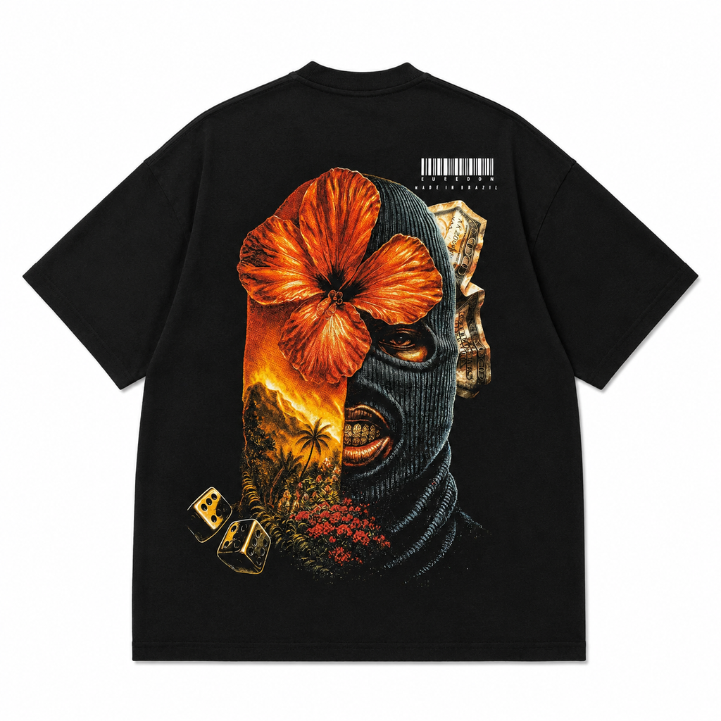 Camiseta Oversized BAD Flower