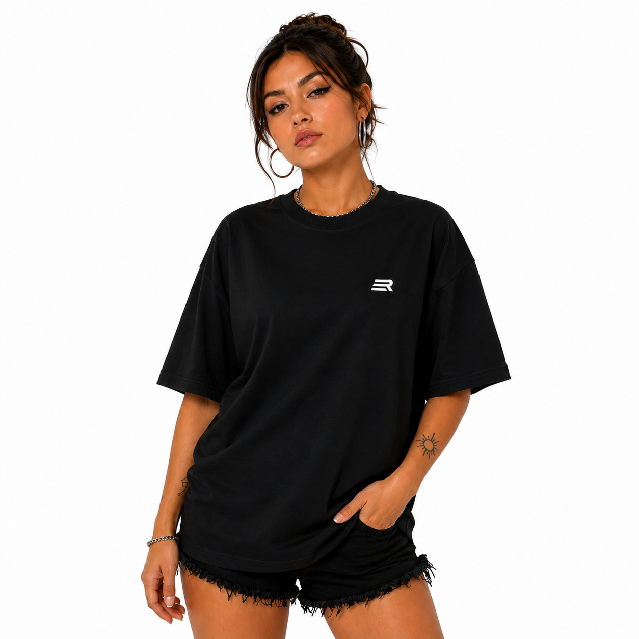 Camiseta Oversized BAD Flower