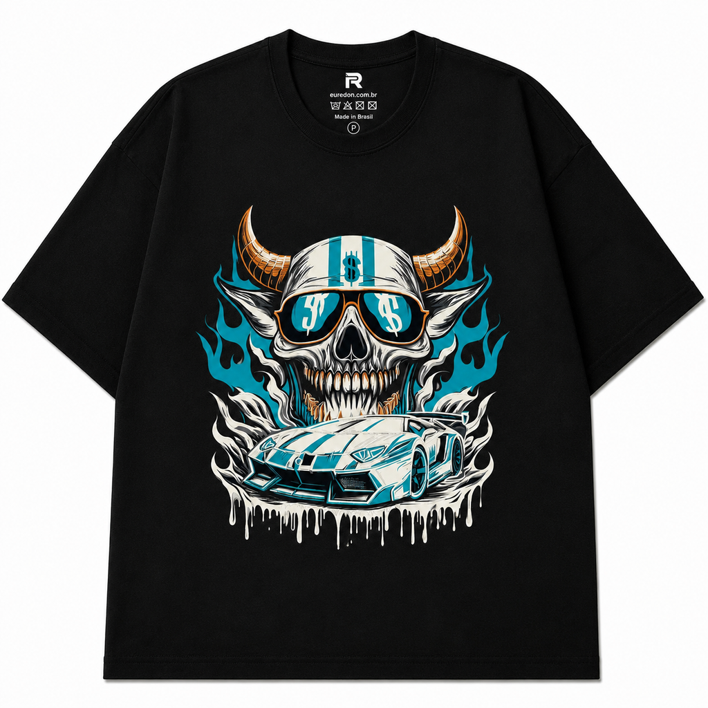Camiseta Oversized Blue Reaper