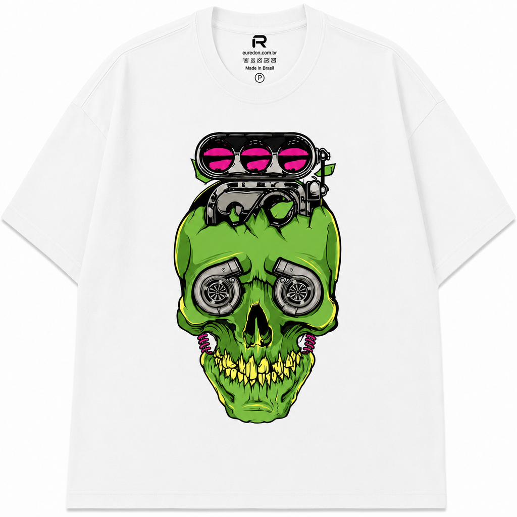 Camiseta Oversized Boost Skull