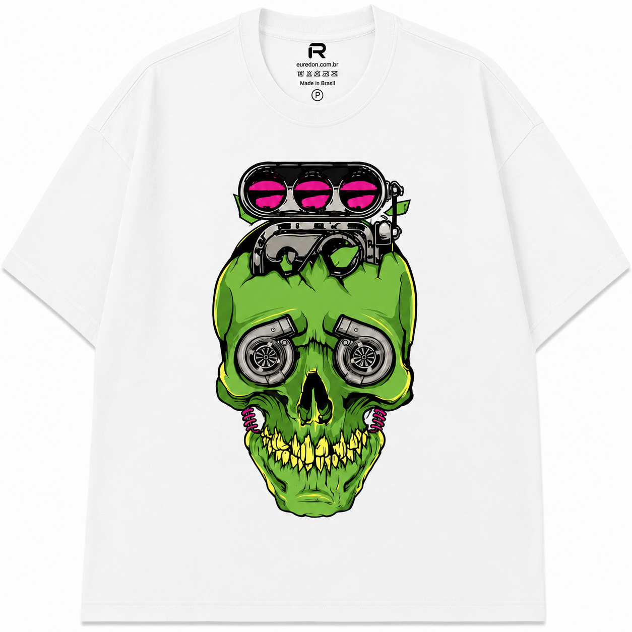Camiseta Oversized Boost Skull