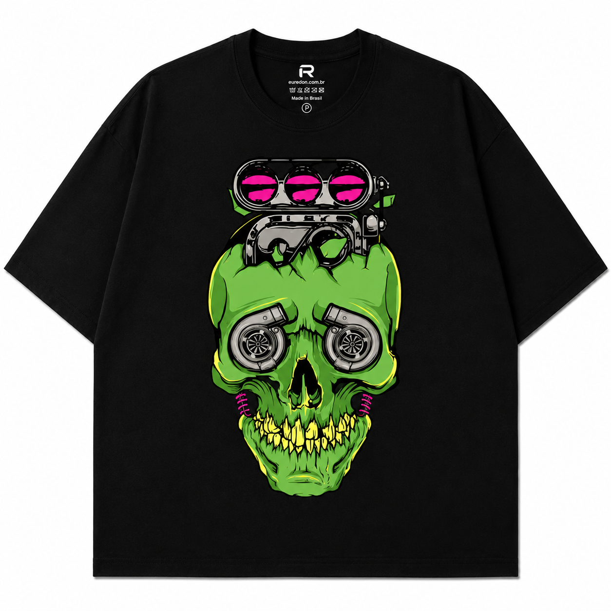 Camiseta Oversized Boost Skull