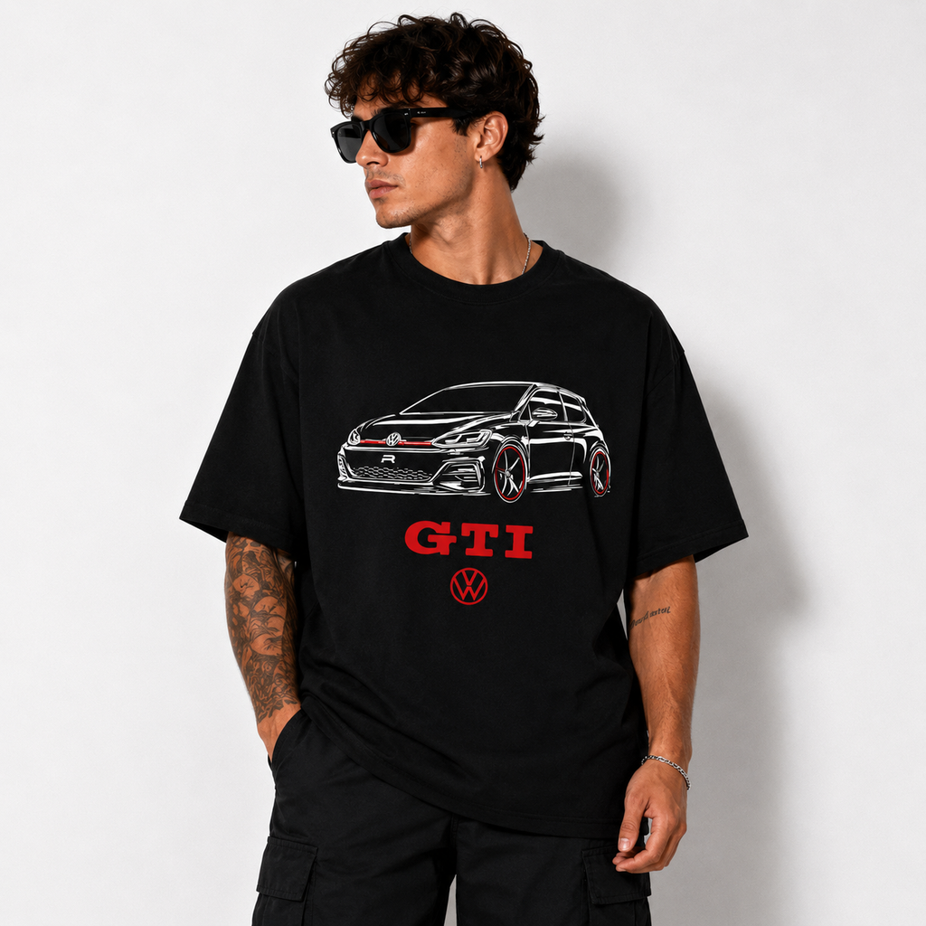 Camiseta Oversized GTI Blackline