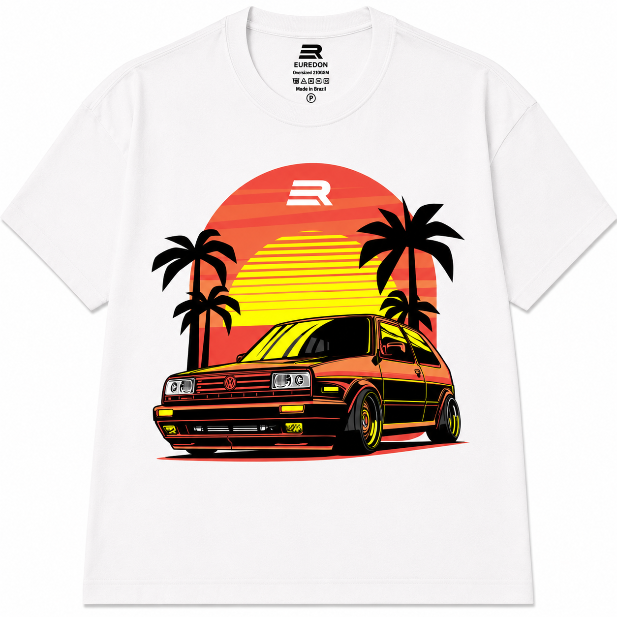 Camiseta Oversized Golf MK1 Sunset Cruise