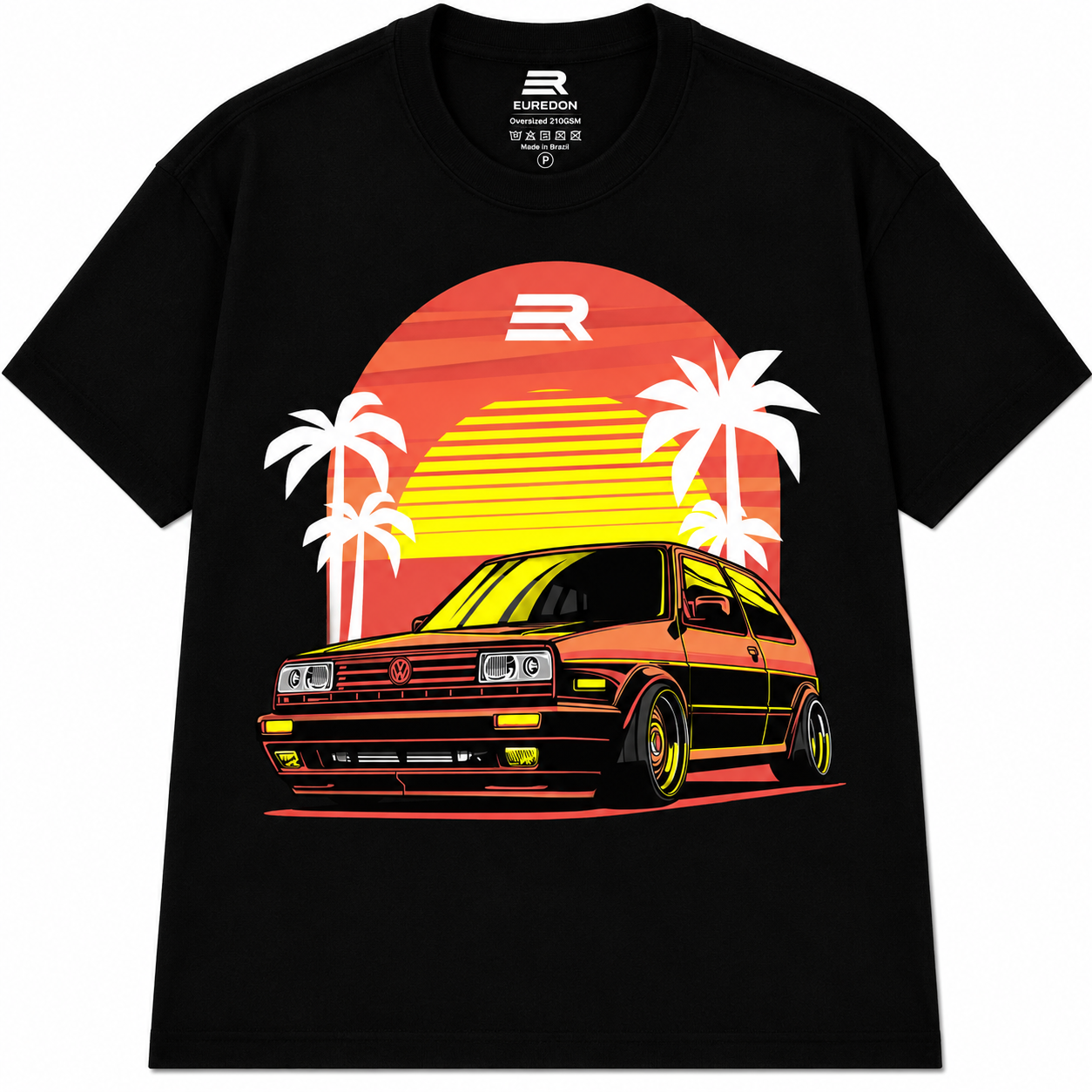 Camiseta Oversized Golf MK1 Sunset Cruise