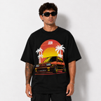 Camiseta Oversized Golf MK1 Sunset Cruise