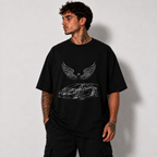 Camiseta Oversized Lambo Winged Bull