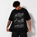 Camiseta Oversized Legends Trio