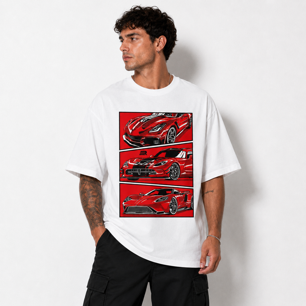 Camiseta Oversized Legends Trio RED