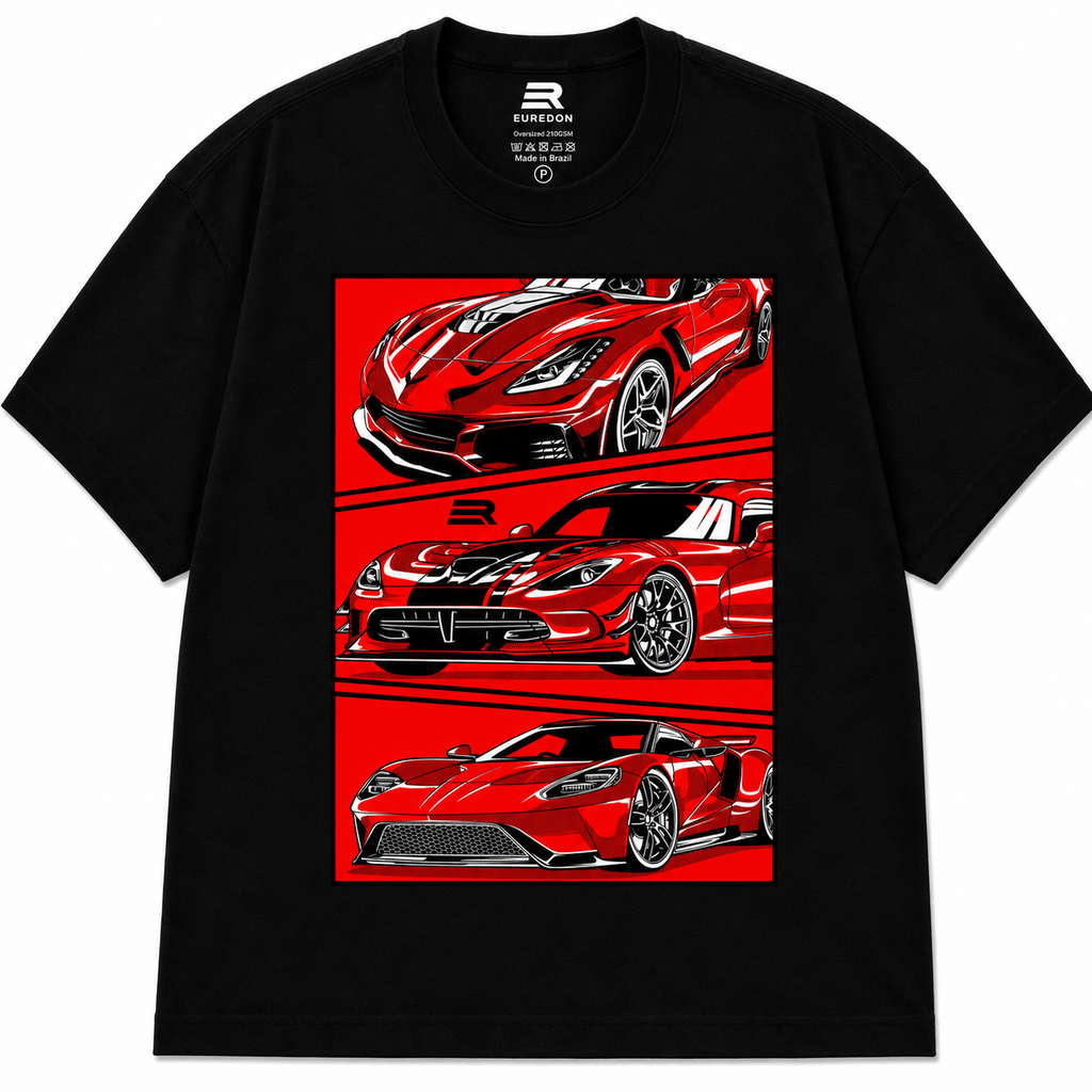 Camiseta Oversized Legends Trio RED