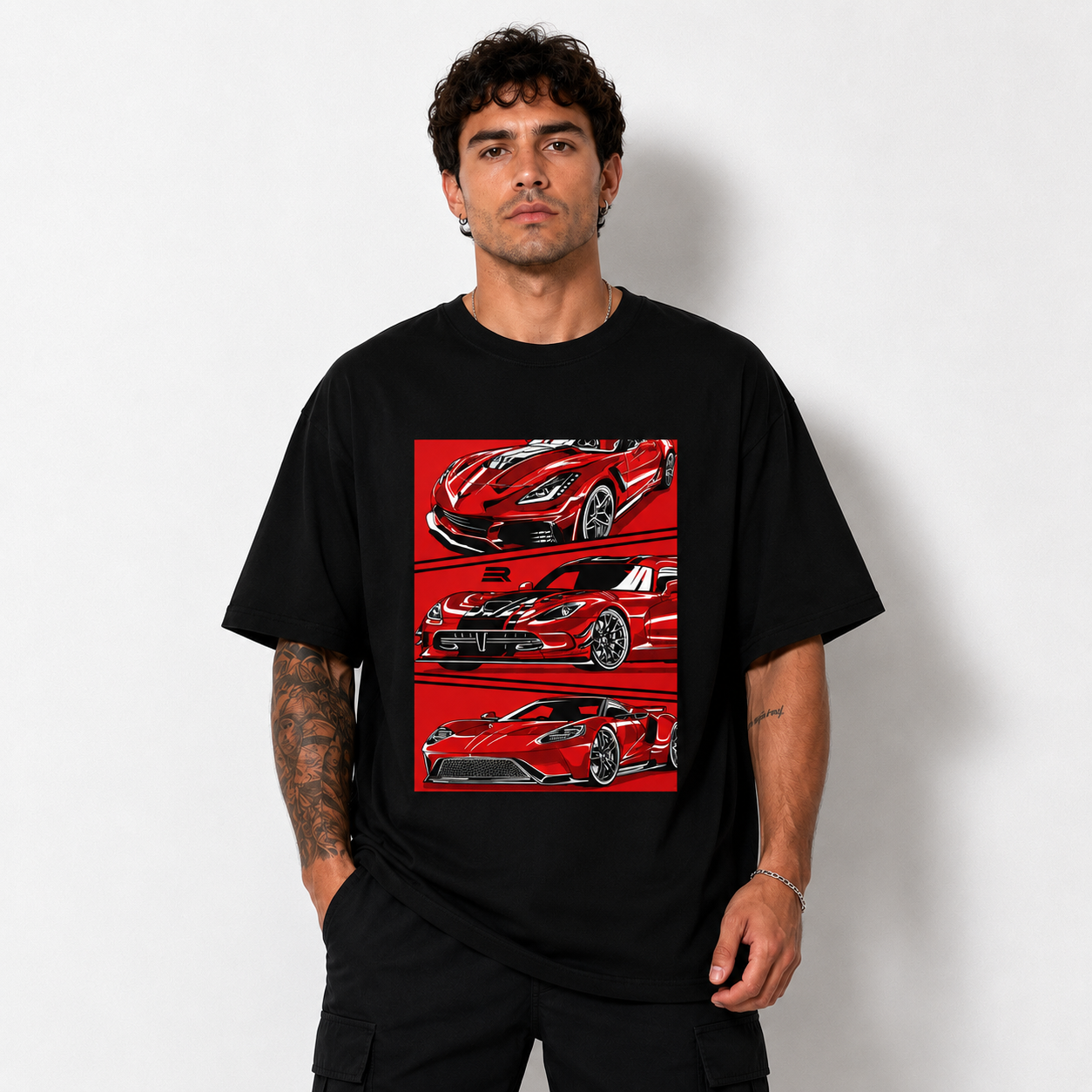 Camiseta Oversized Legends Trio RED