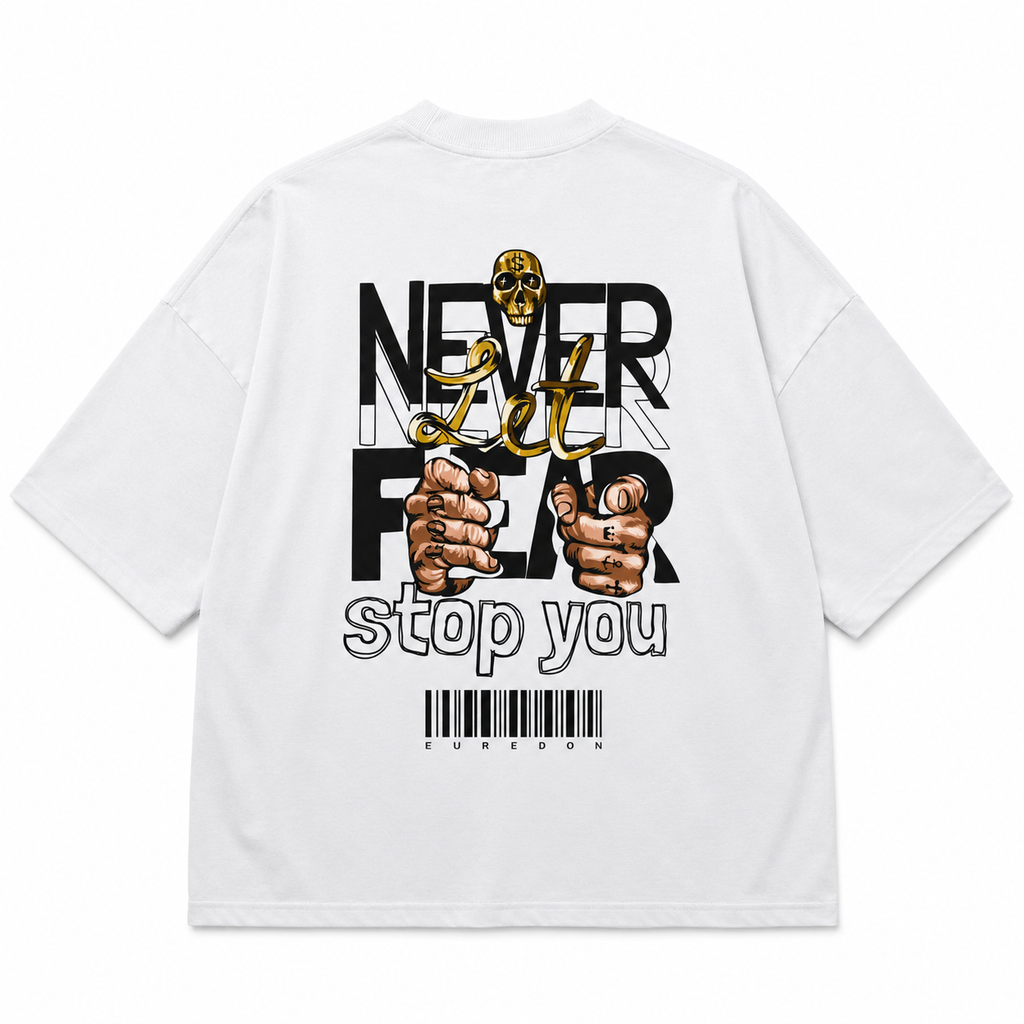 Camiseta Oversized Never Fear