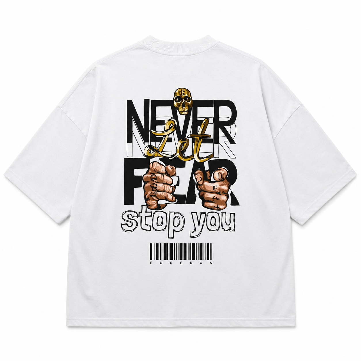 Camiseta Oversized Never Fear