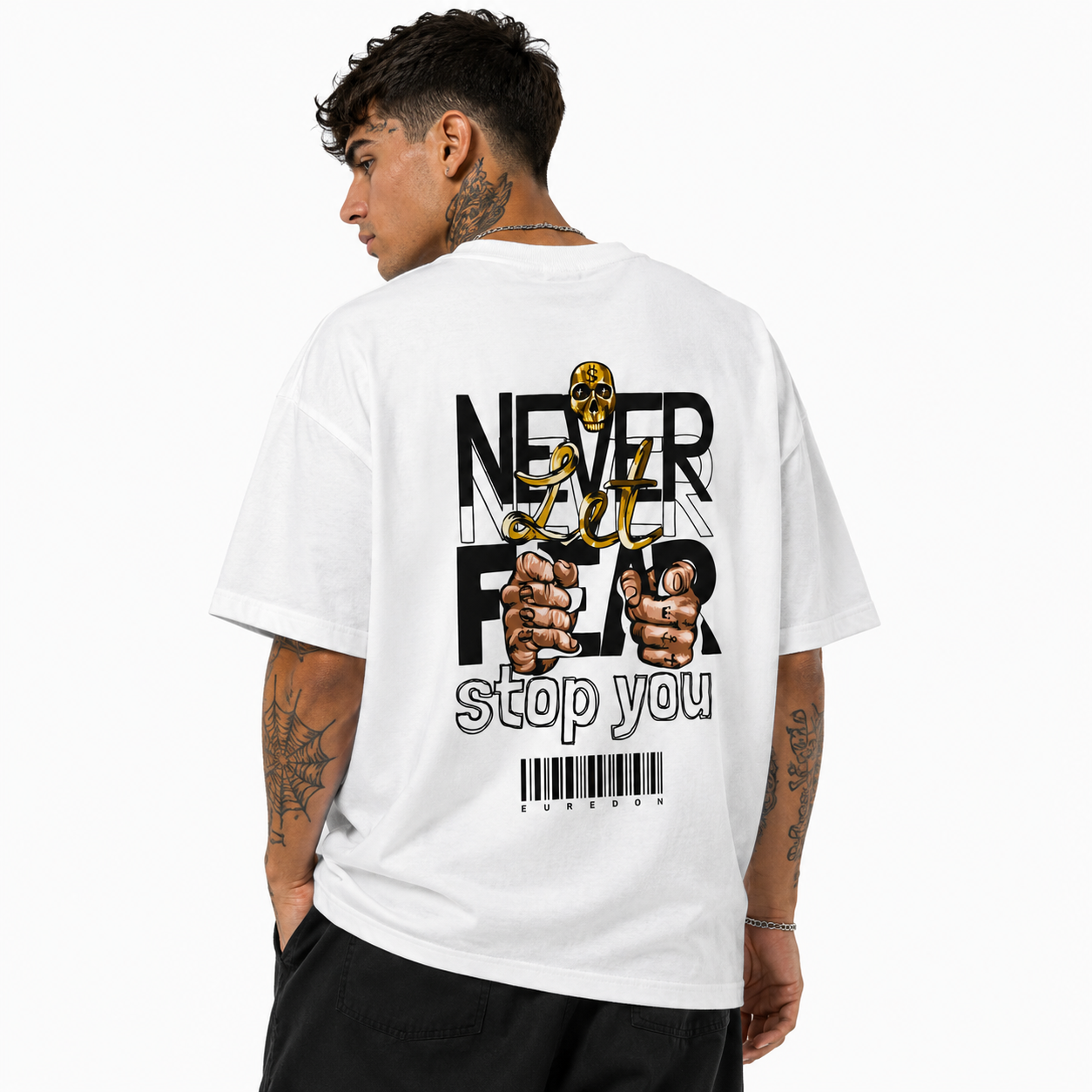 Camiseta Oversized Never Fear