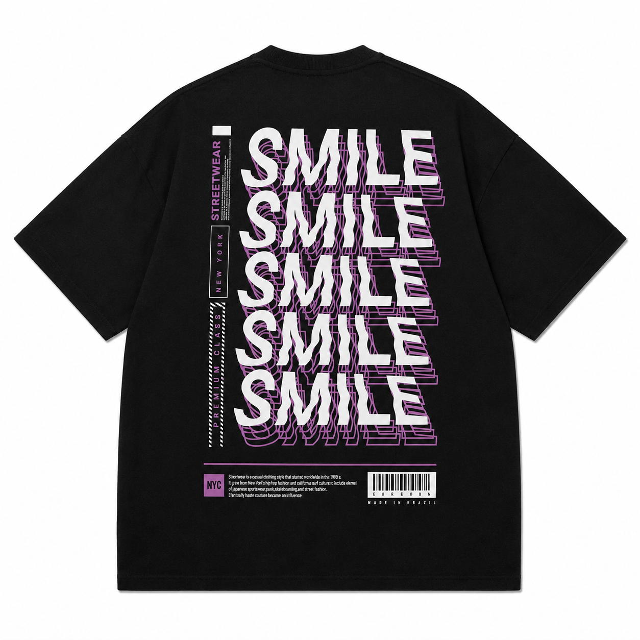 Camiseta Oversized Smile