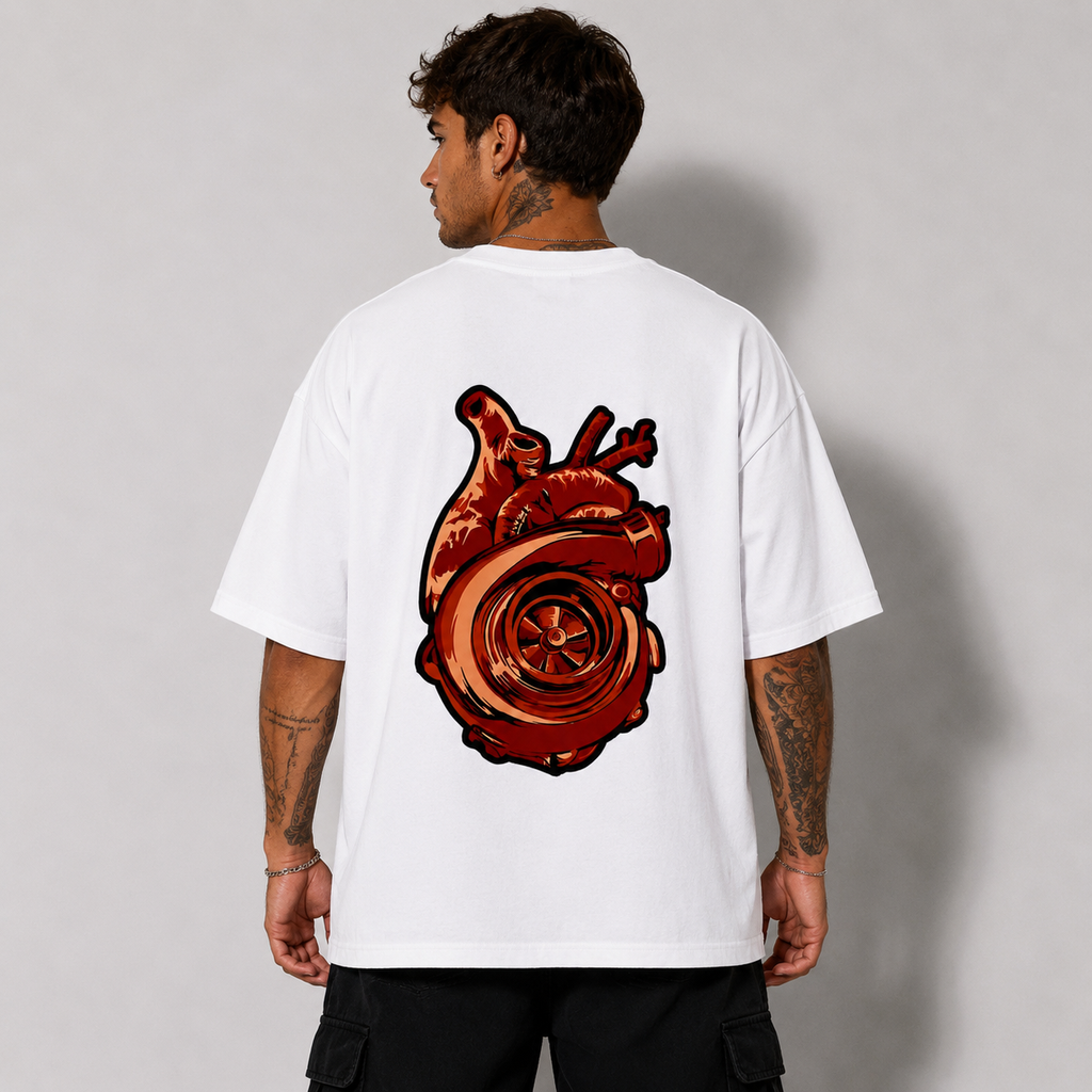 Camiseta Oversized Turbo Heart