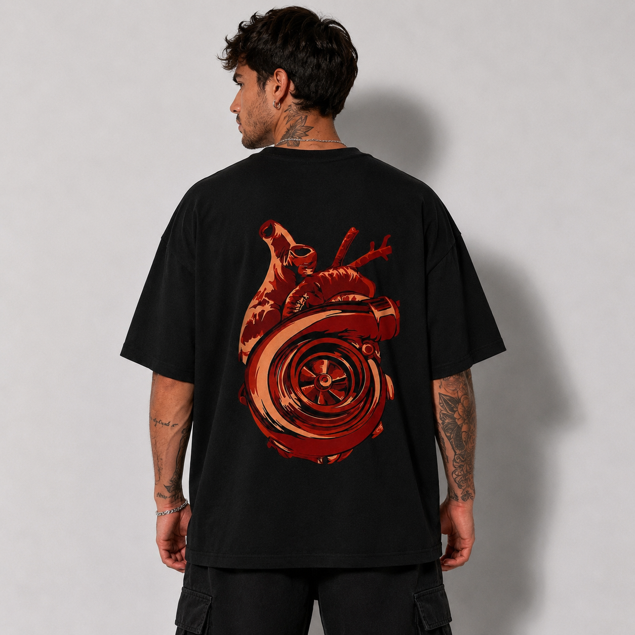 Camiseta Oversized Turbo Heart
