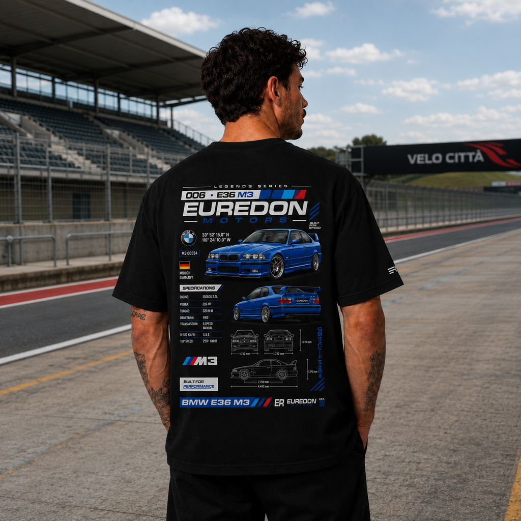 Camiseta Oversized Nissan Skyline GT-R R34 - Euredon Motors