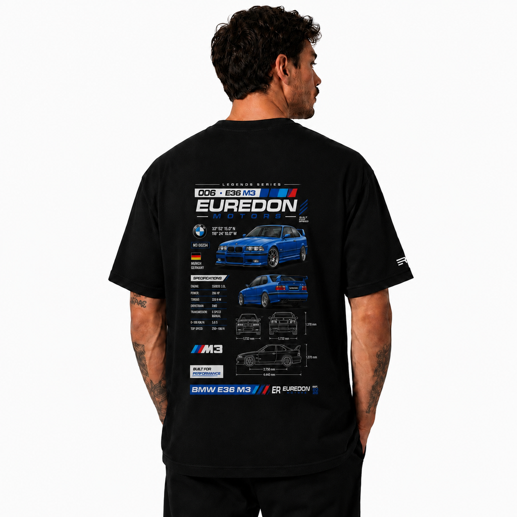 Camiseta Oversized Nissan Skyline GT-R R34 - Euredon Motors