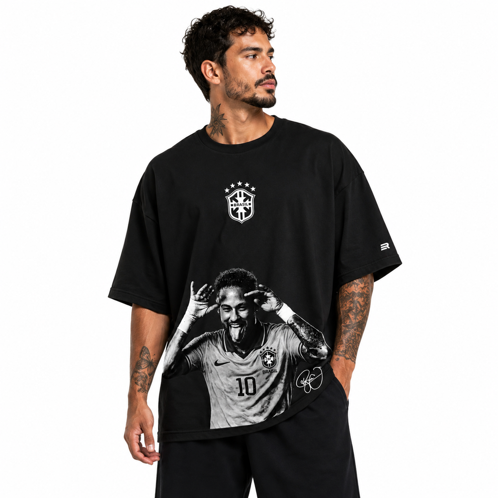 Camisa Seleção Brasileira Oversized - Neymar