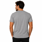 Camisa Básica Cinza Lisa - Euredon