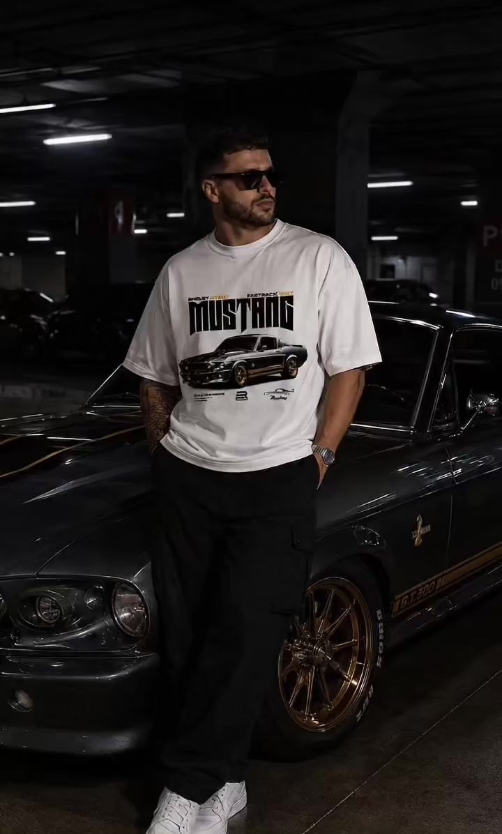 Camiseta Oversized Mustang Shelby GT500 - Limited Edition